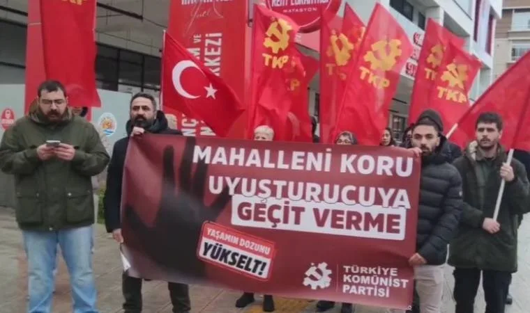 TKP, Samsun’da uyuşturucuya karşı eylem düzenledi