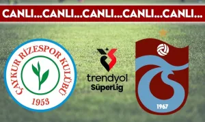 Trabzonspor Çaykur Rizespor ile karşılaşıyor