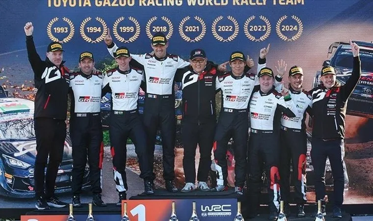 Toyota Gazoo Racing WRC'de Markalar Şampiyonu oldu