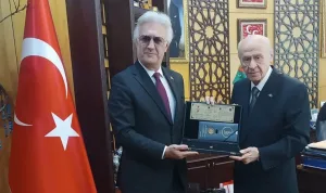 Tamer Karadağlı, Devlet Bahçeli'yi ziyaret etti