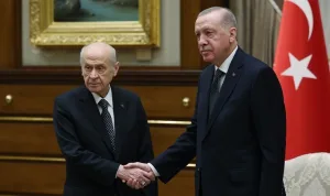 Erdoğan ve Bahçeli kritik görüşmede bir araya geldi