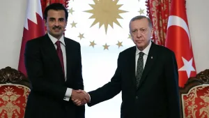 Katar Emiri Al Sani, Erdoğan tarafından resmi törenle karşılandı