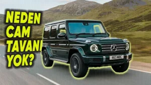 Mercedes G Serisi'nde cam tavan kullanılmamasının nedenleri