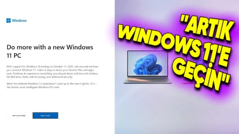 Microsoft, Windows 10 kullanıcılarına tam ekran uyarılar gönderiyor