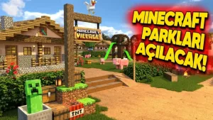 Minecraft temalı parklar 2026'da açılacak