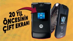 Motorola RAZR V3'ün 20 yıl önceki özellikleri