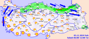 Meteoroloji kar, sağanak ve fırtına uyarısı yaptı