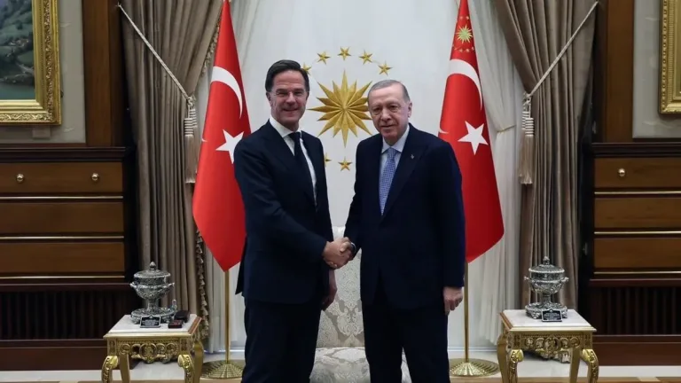 Erdoğan ve Rutte, savaş ve terörle mücadele konularını ele aldı