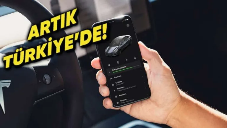 Tesla'nın uzaktan park etme özelliği Türkiye'de aktif oldu