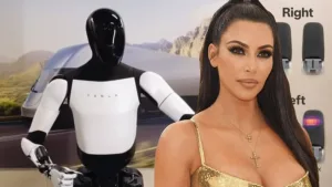 Kim Kardashian, Tesla’nın Optimus robotuyla eğlendi