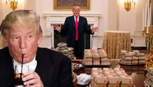 Trump'ın tartışmalı diyetinde kola ve hamburger var