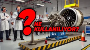 Uçak motorları için tavuk testi uygulanıyor