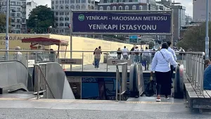 Yenikapı metro istasyonunda yangın paniği