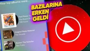 YouTube Music kullanıcıları yılık özetlerini erken görmeye başladı