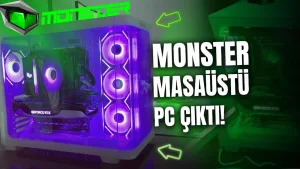 Monster Tulpar TD3 serisi masaüstü bilgisayarları tanıtıldı