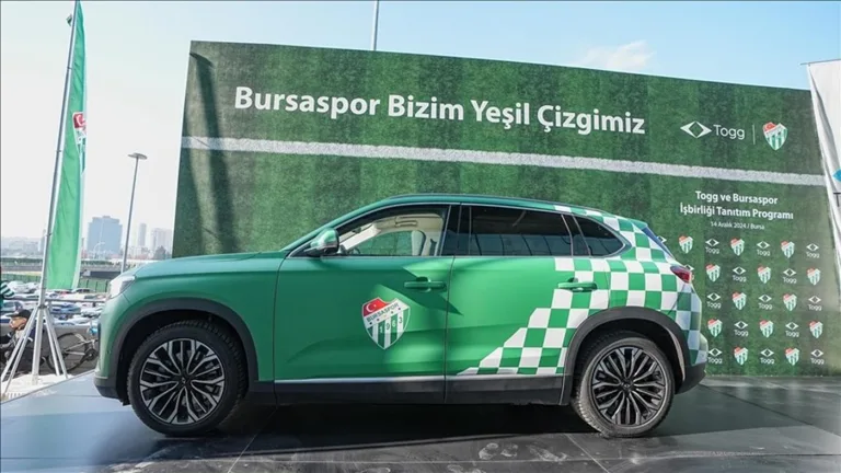 Togg, Bursaspor’a iki yıllık sponsorluk anlaşması imzaladı