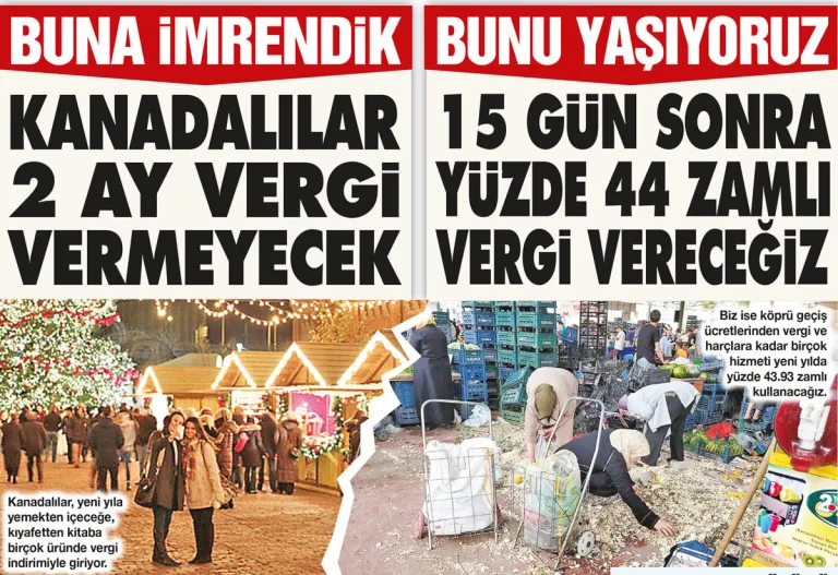 Kanada’da iki aylık vergi tatili uygulanıyor