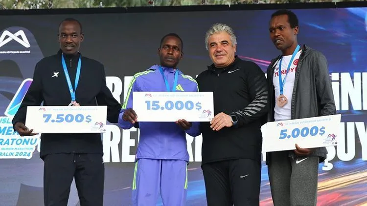 Mersin maratonunda Kipkemboi rekor kırdı