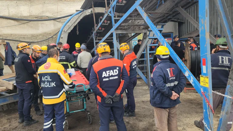 Amasya'da maden ocağında göçük: 1 işçi yaralandı