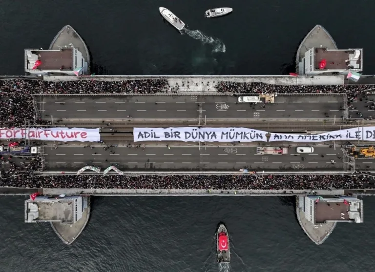 Galata Köprüsü'nde Gazze için eylem düzenlenecek