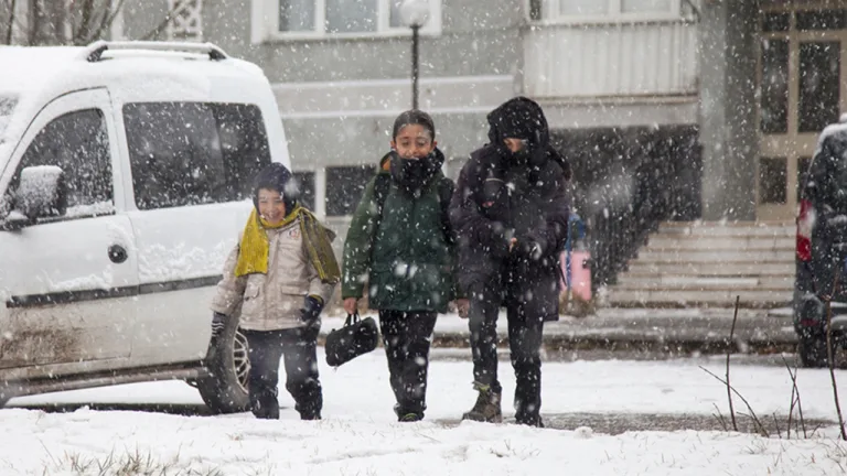 Bitlis'te hava koşulları nedeniyle eğitime ara verildi