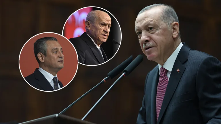 Erdoğan, Bahçeli ve Özel'e yeni yıl tebrik etti