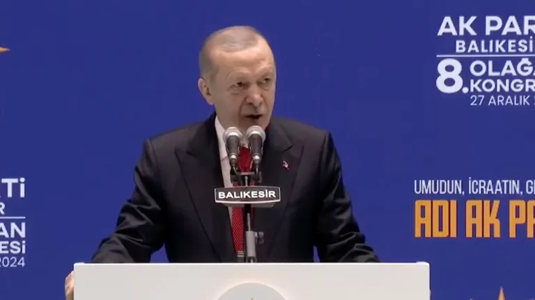 Erdoğan Balıkesir kongresinde önemli mesajlar verdi