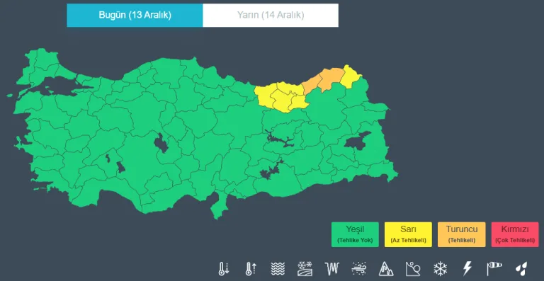 sağanak, kar ve fırtına hafta sonunu etkiliyor