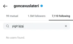 Gonca Vuslateri ve Yiğit Kirazcı Instagram'da takibi bıraktı