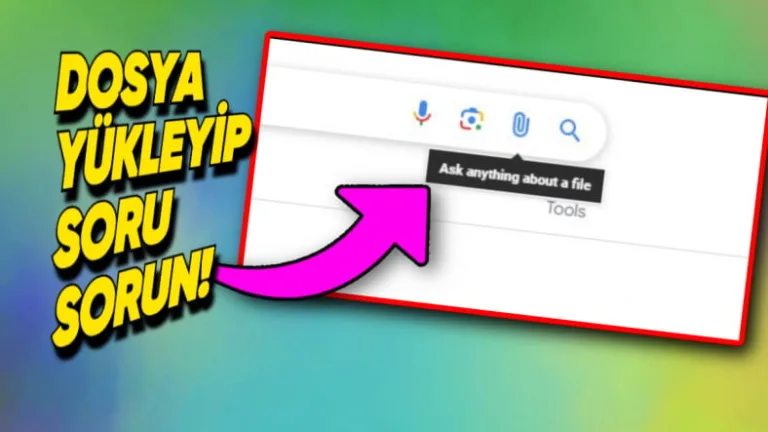 Google Arama'ya dosya yükleme özelliği geliyor