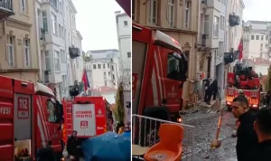 Beyoğlu'nda Masonlar Derneği'nde yangın çıktı