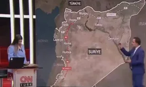 CNN Türk'te vileda sopasıyla Suriye tartışıldı