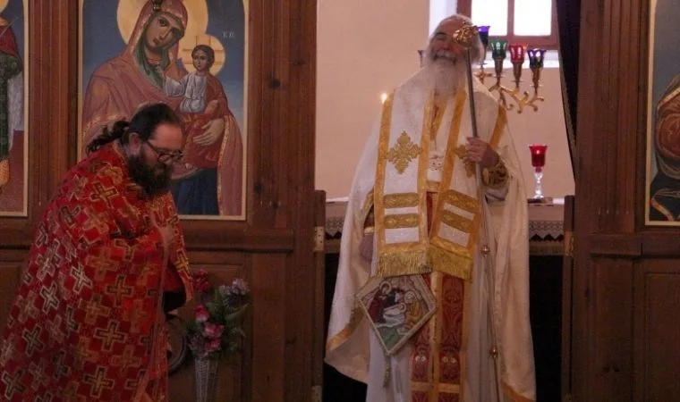 Edirne'de Noel ayini düzenlendi