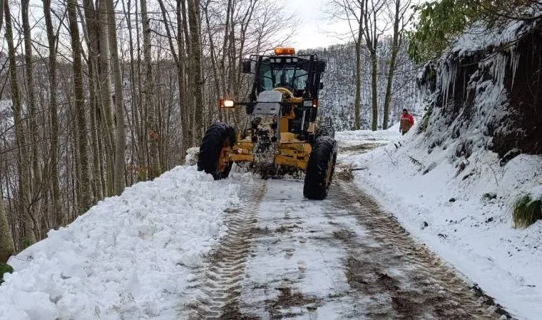 Doğu Karadeniz'de 330 köy yolu kapandı