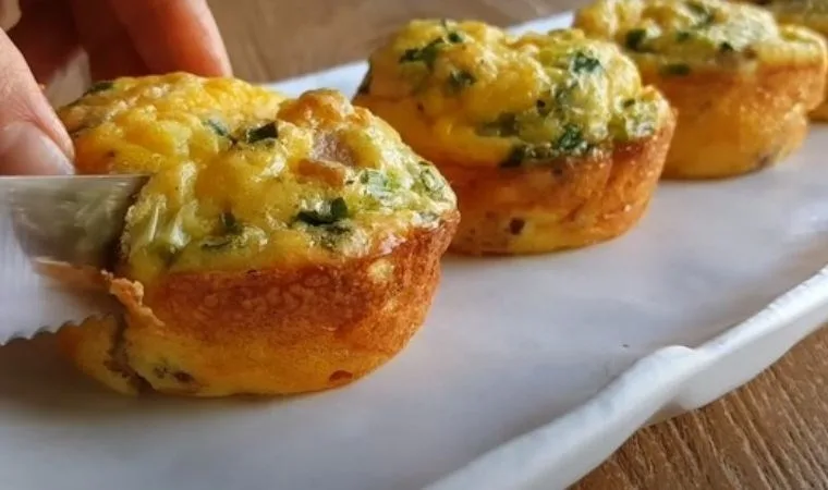 Yumurtalı muffin ile sağlıklı kahvaltı yapın