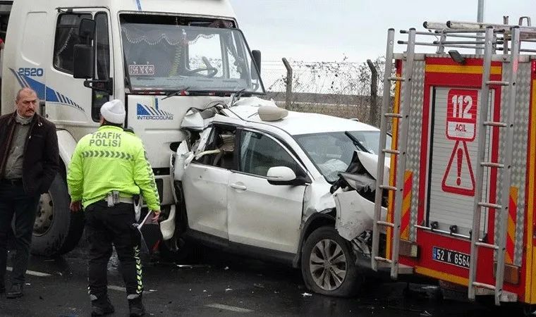 Ordu’da zincirleme trafik kazasında 6 kişi yaralandı