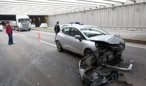 Malatya'da alt geçitte zincirleme kaza gerçekleşti