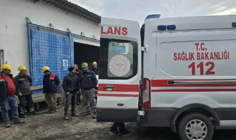 Amasya'da maden ocağında göçük: 1 işçi yaralandı