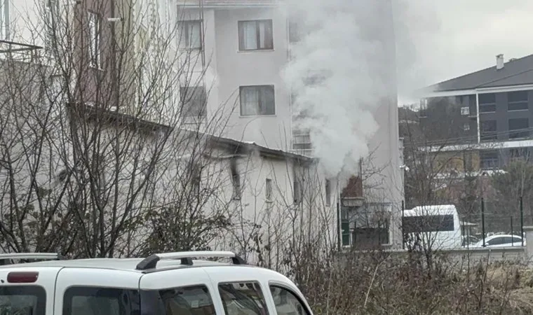 Bolu'da işyeri yangını paniğe neden oldu