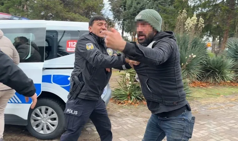 Samsun'da parkta bıçaklama ve polise direnme olayı