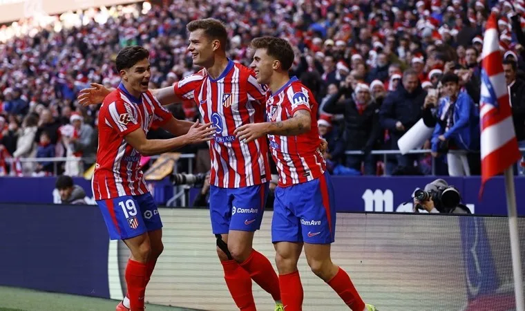 Sörloth, Atletico Madrid'i ikinci sıraya taşıdı