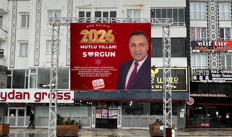 Sorgun Belediyesi 2026'ya merhaba diyor