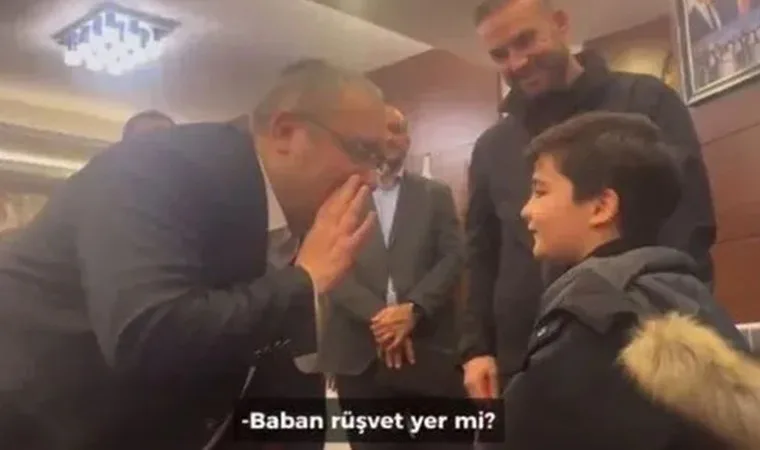 Belediye başkanının çocuğa sorduğu soru tepki çekti