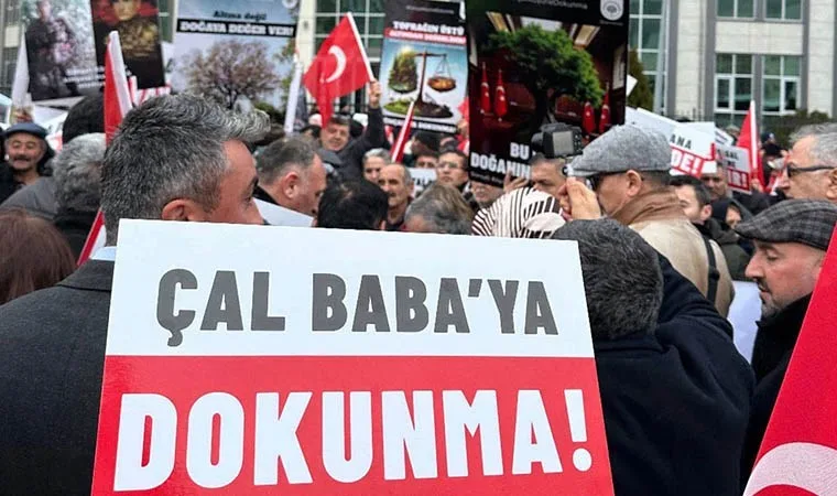 Günçalı köyü, maden ruhsatını iptal ettirmek için eylem yapıyor