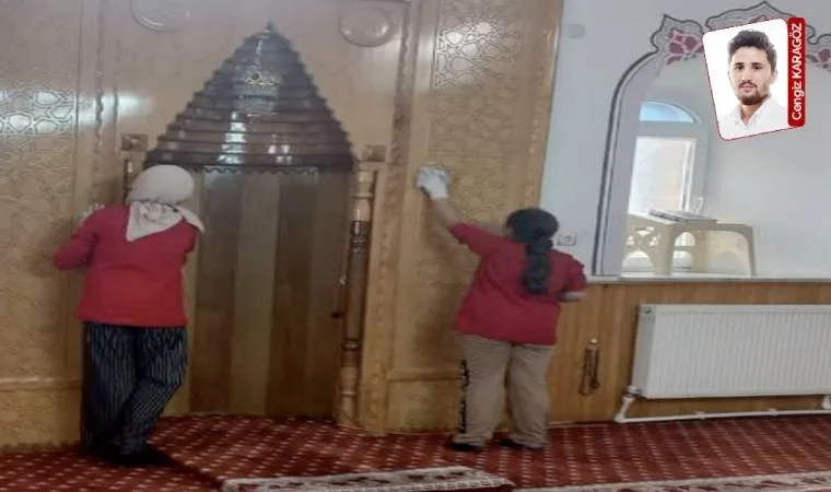 öğrenciler cami temizliğine gönderildi