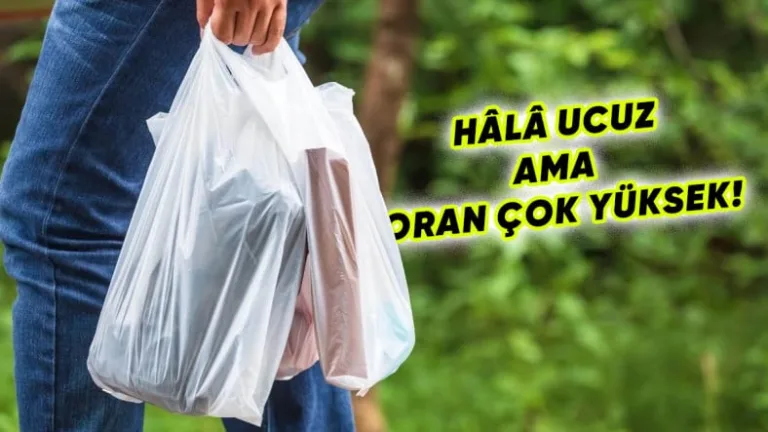 plastik poşet fiyatları 2025'te 50 kuruş olacak