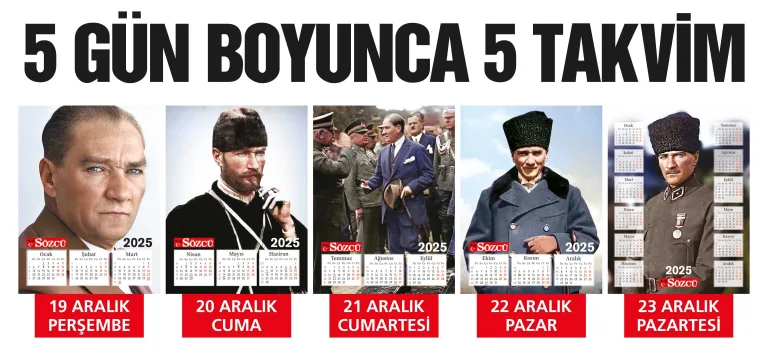 Sözcü gazetesi yeni yıl hediyesi sunuyor