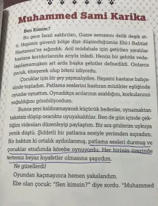 tügva çocuklara filistin savaşını anlatan kitap dağıttı