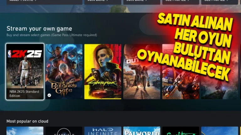 Xbox, bulut üzerinden tüm oyunları oynatma özelliğini test ediyor