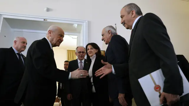 DEM Parti heyeti İmralı sonrası Bahçeli ile görüştü